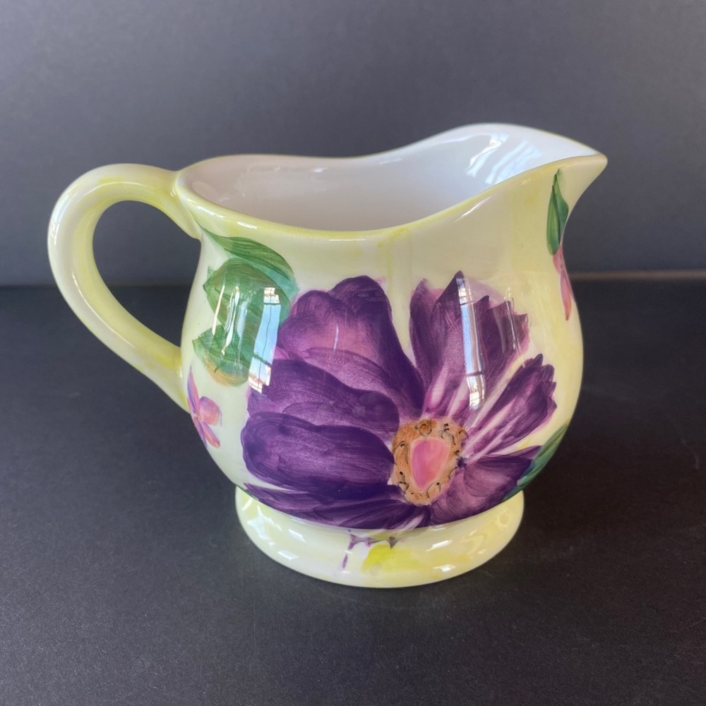 Pfaltzgraff flower market creamer new
